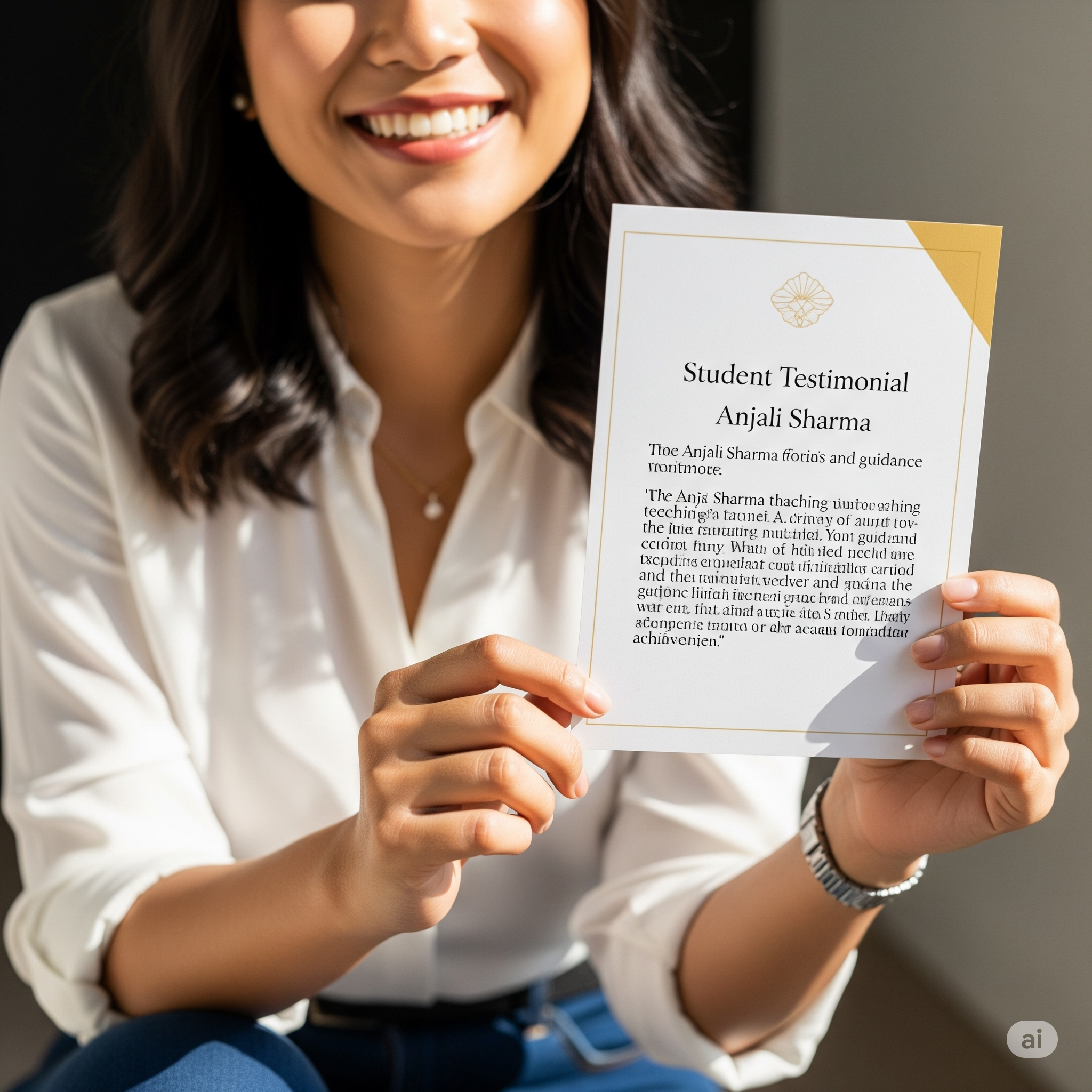 Student Anjali Sharma