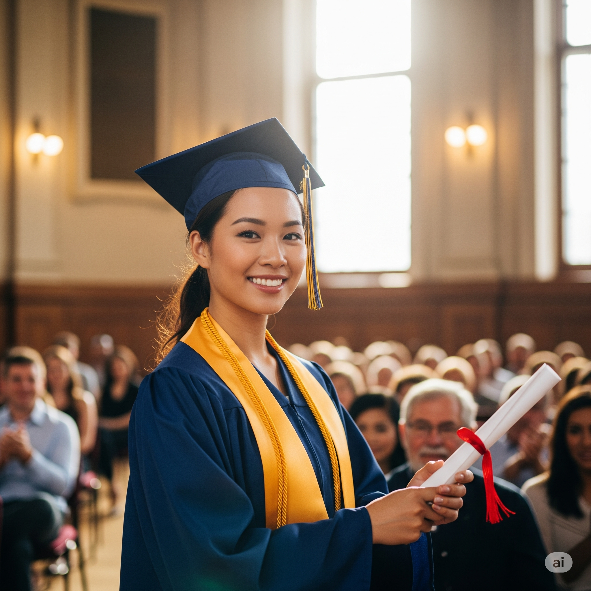 Successful student Sanya Gupta